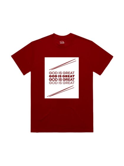 God is Great T-Shirt (Wine)
