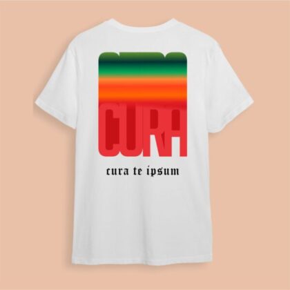 Cura Flames Tee (White)
