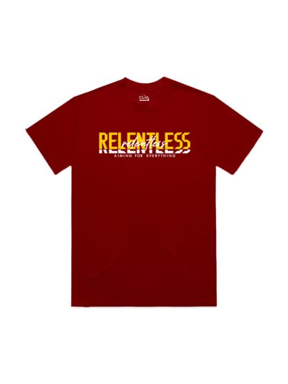 Cura Relentless Tee (Wine)