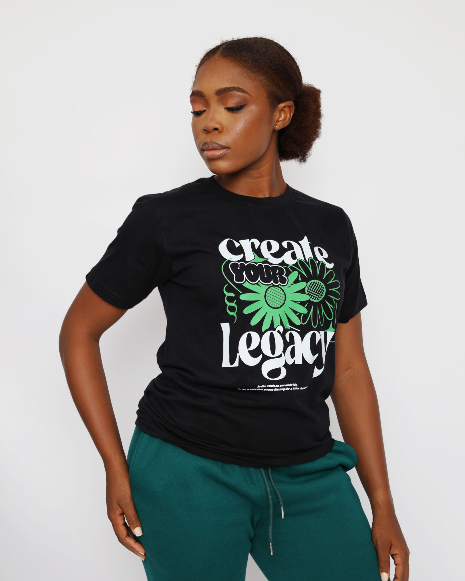Create Your Legacy Tee (Black) - Image 4