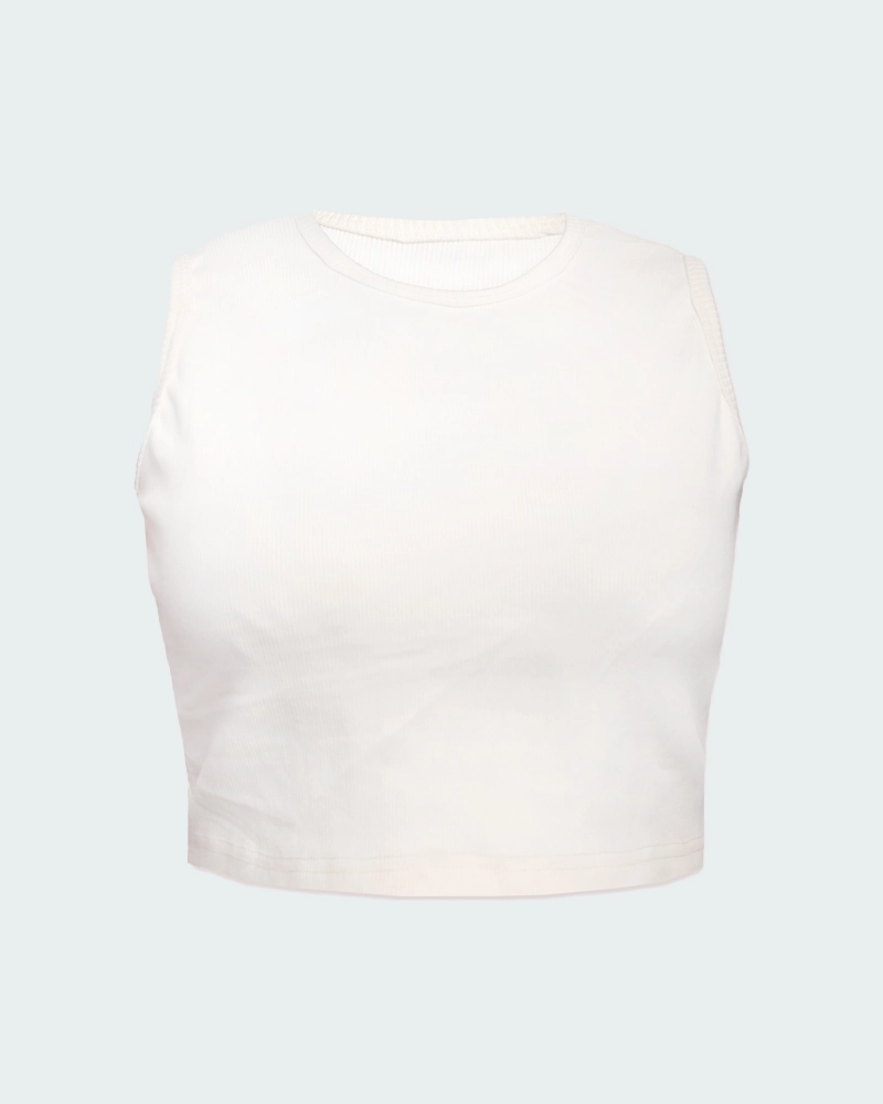 Cura Cream Rib top