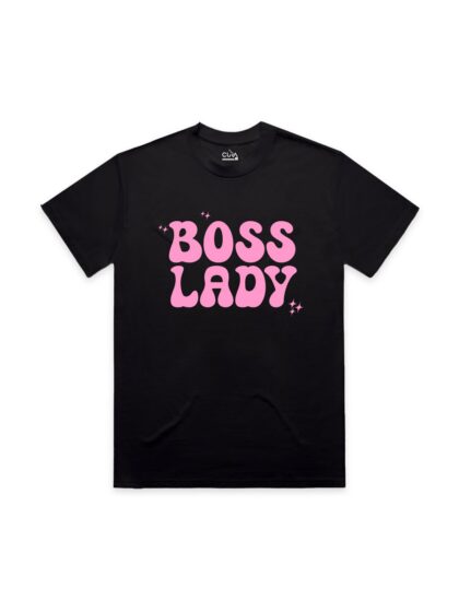 Cura Boss Lady T-shirt (Pink/Black)