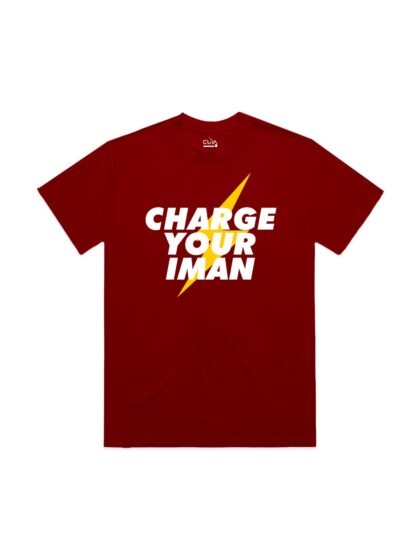 Charge Your Iman T-Shirt (Wine)