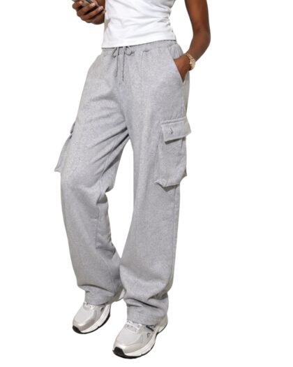 GREY COMBAT PANT (FLEECE)